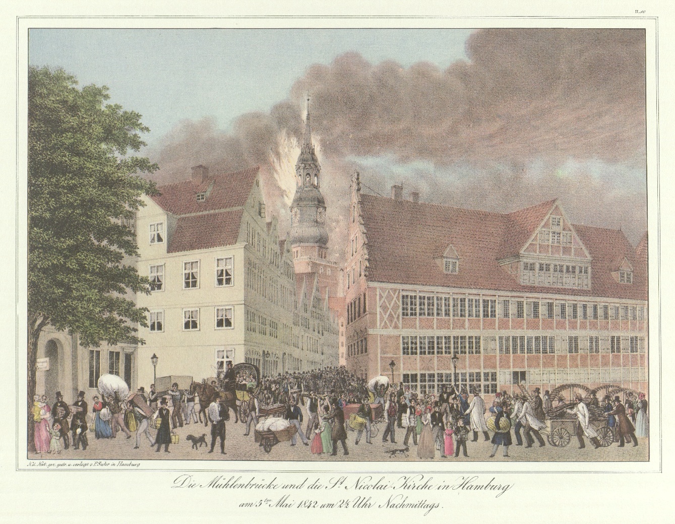 1842 Hamburg brennt! Geschichtsbuch Hamburg
